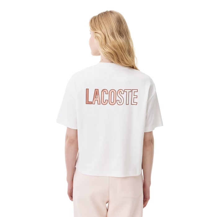 футболка t-shirt от бренда lacoste вид слева