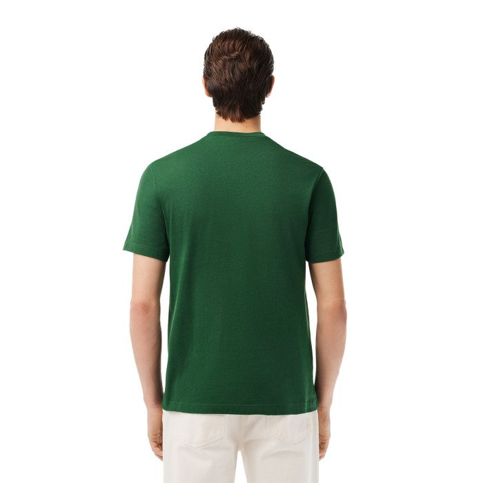 футболка t-shirt от бренда lacoste вид слева