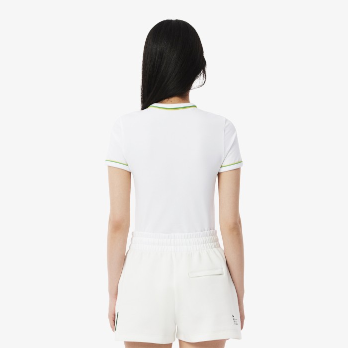 футболка t-shirt от бренда lacoste вид слева