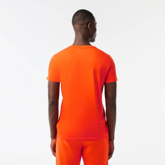 футболка t-shirt от бренда lacoste вид слева