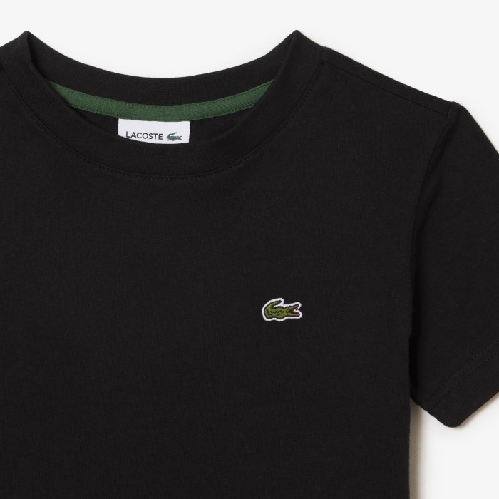 футболка t-shirt от бренда lacoste вид слева