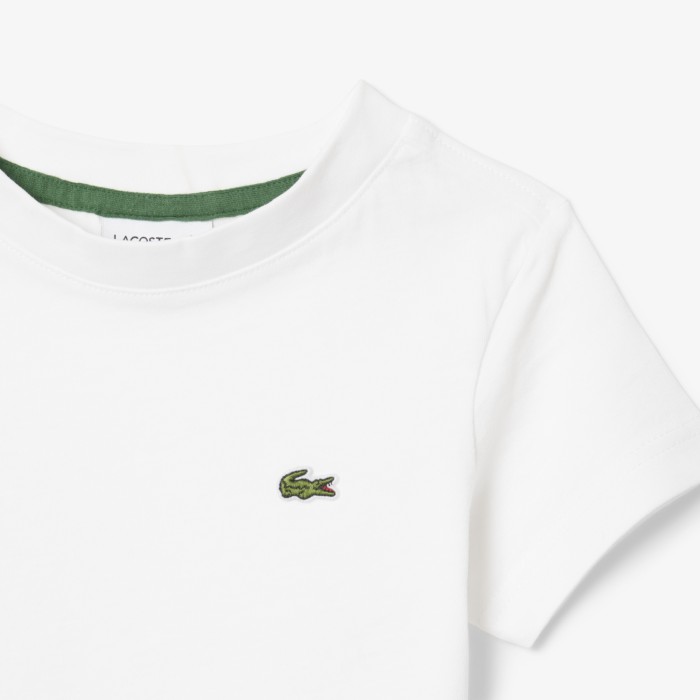 футболка t-shirt от бренда lacoste вид слева