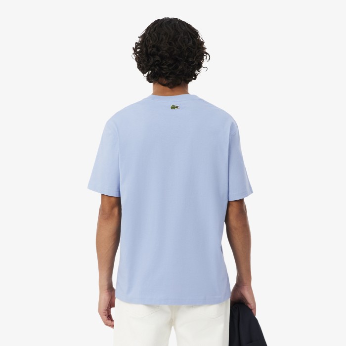 футболка t-shirt от бренда lacoste вид слева
