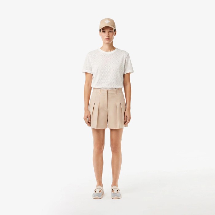 футболка t-shirt от бренда lacoste вид слева