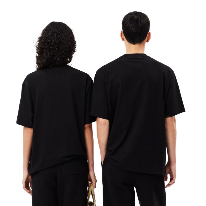 футболка t-shirt от бренда lacoste вид слева