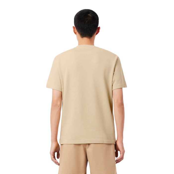 футболка t-shirt от бренда lacoste вид слева