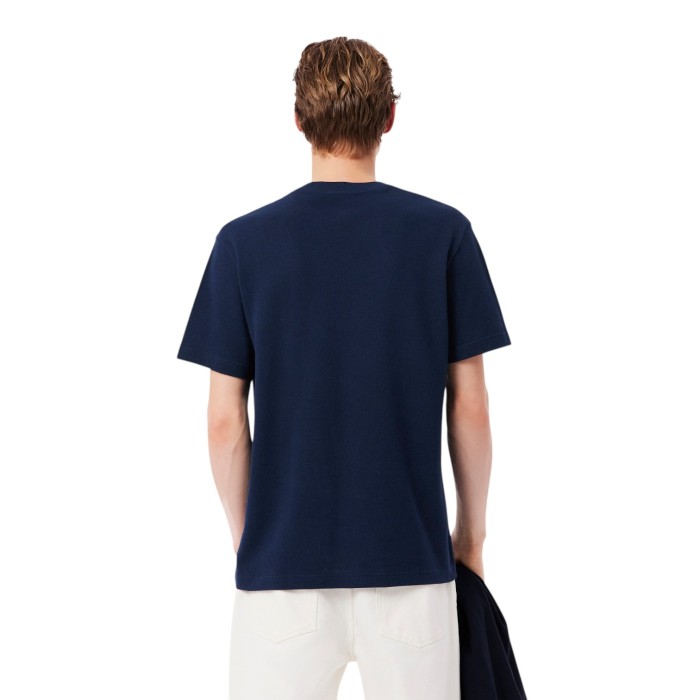 футболка t-shirt от бренда lacoste вид слева