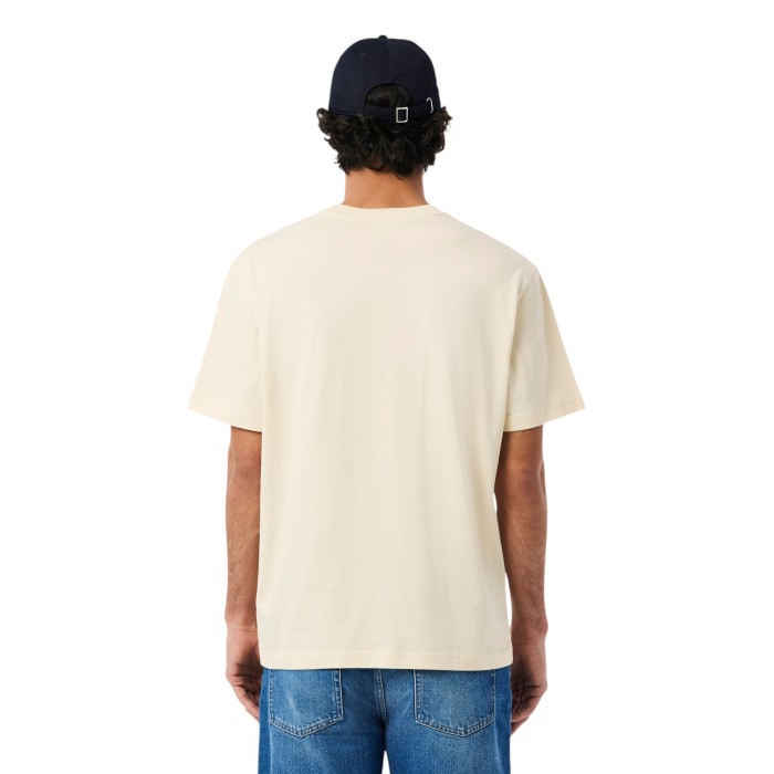 футболка t-shirt от бренда lacoste вид слева