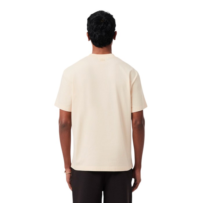 футболка t-shirt от бренда lacoste вид слева
