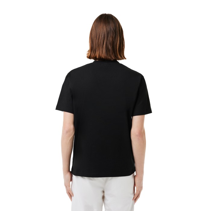 футболка t-shirt от бренда lacoste вид слева