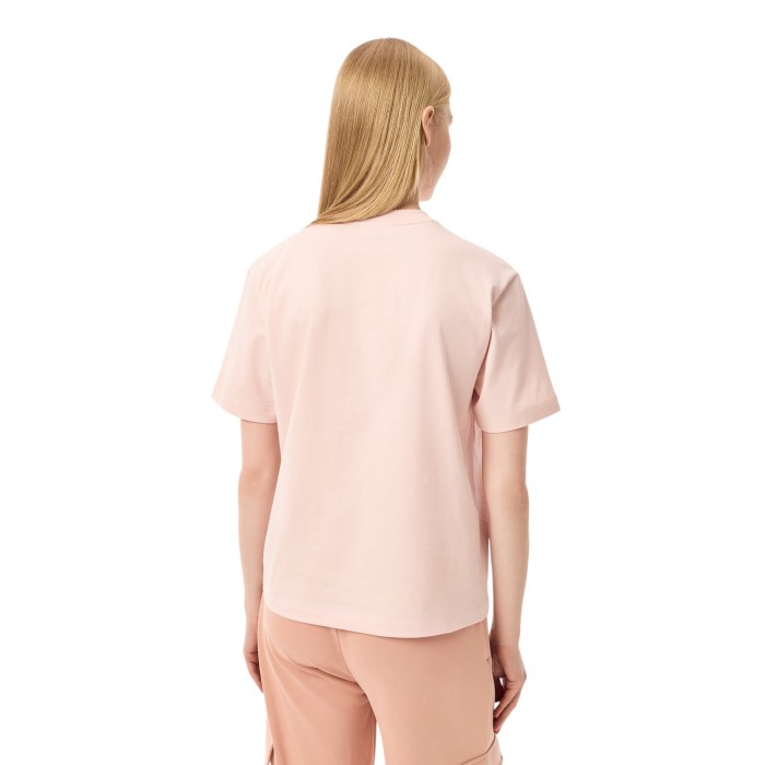 футболка t-shirt от бренда lacoste вид слева