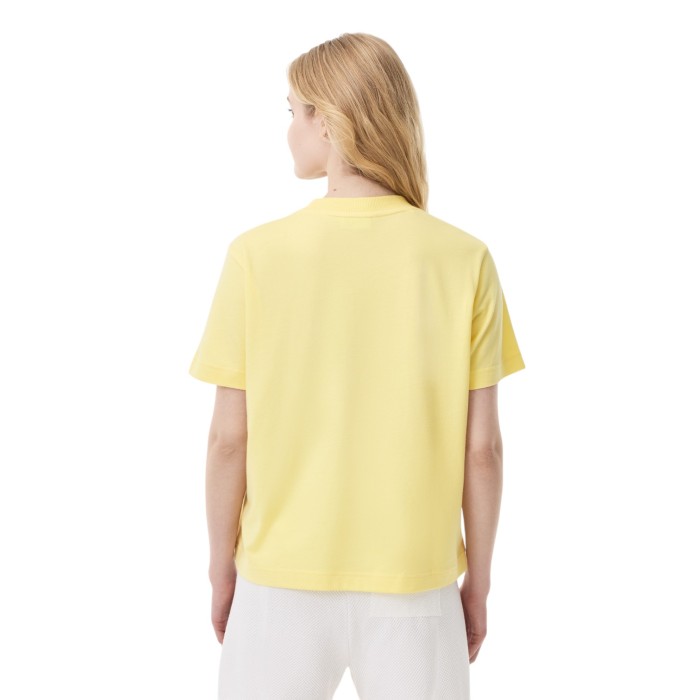 футболка t-shirt от бренда lacoste вид слева