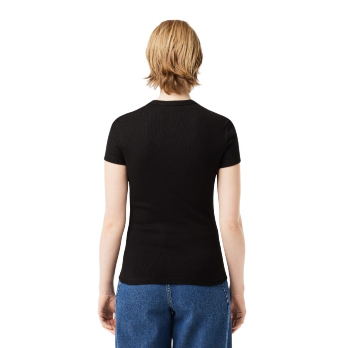 футболка t-shirt от бренда lacoste вид слева