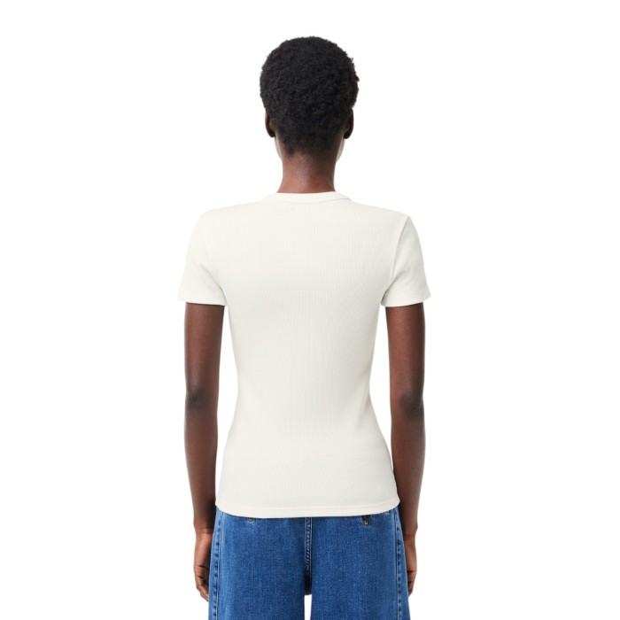 футболка t-shirt от бренда lacoste вид слева