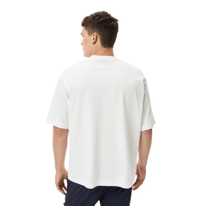 футболка t-shirt от бренда lacoste вид слева