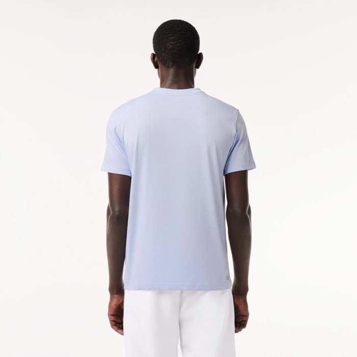 футболка t-shirt от бренда lacoste вид слева
