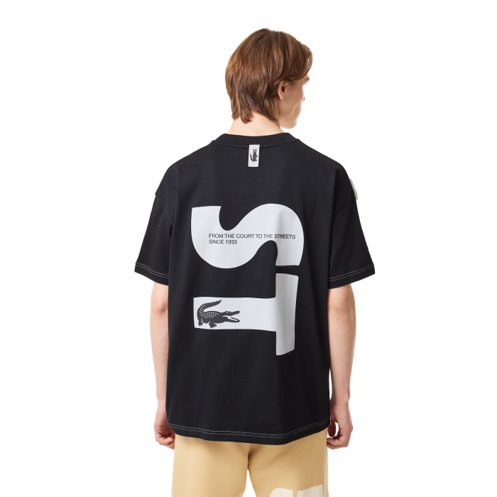 футболка teeshirt ss от бренда lacoste вид слева