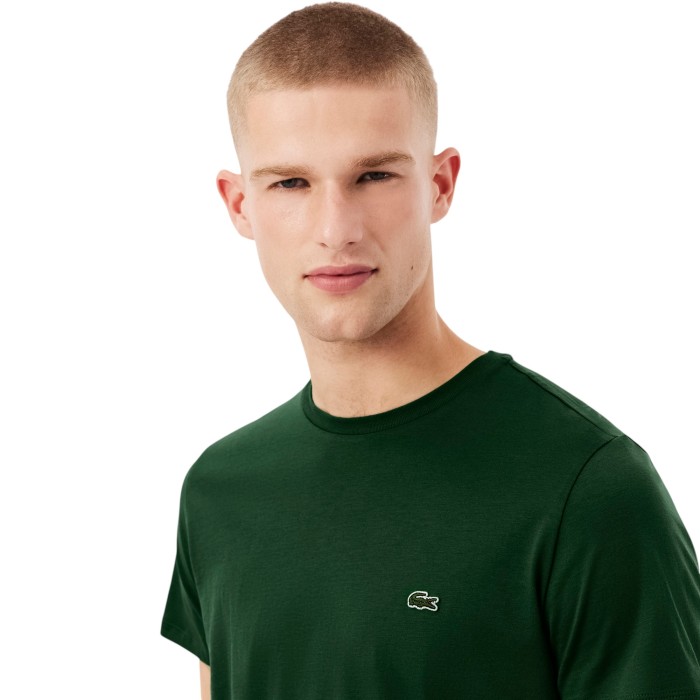 футболка textile от бренда lacoste вид слева