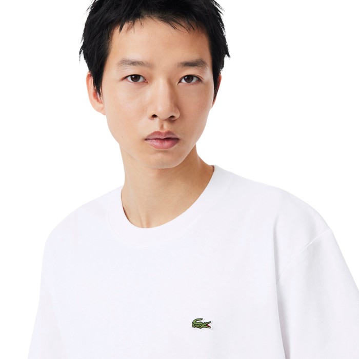футболка textile от бренда lacoste вид слева
