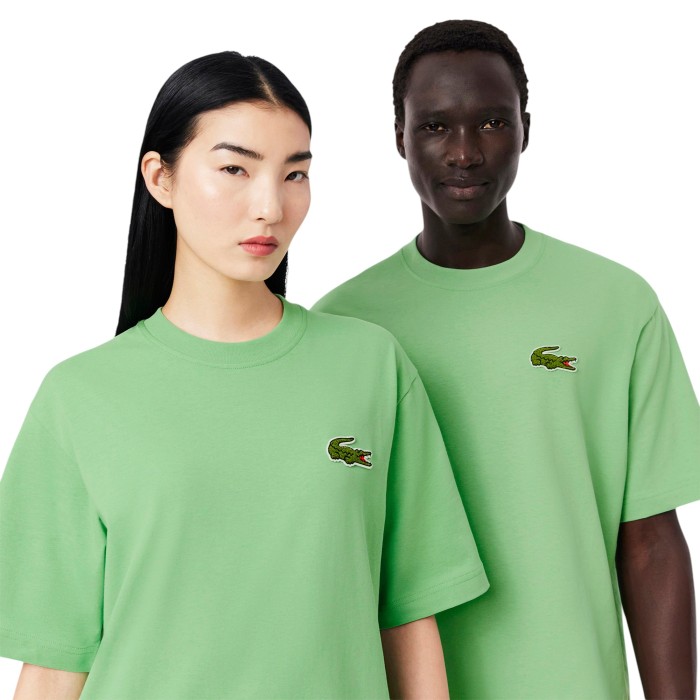 футболка textile от бренда lacoste вид слева