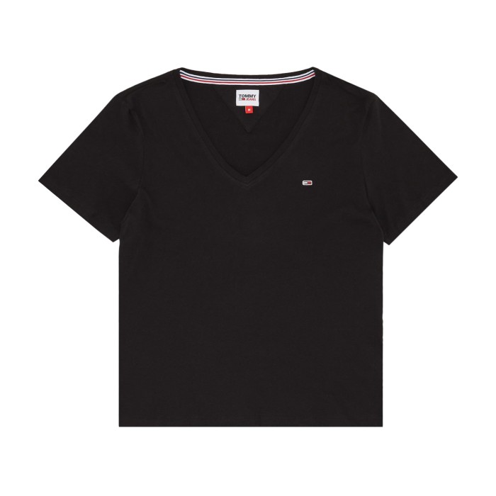 футболка tjw slim soft v neck TMDW0DW14617BDS фотография