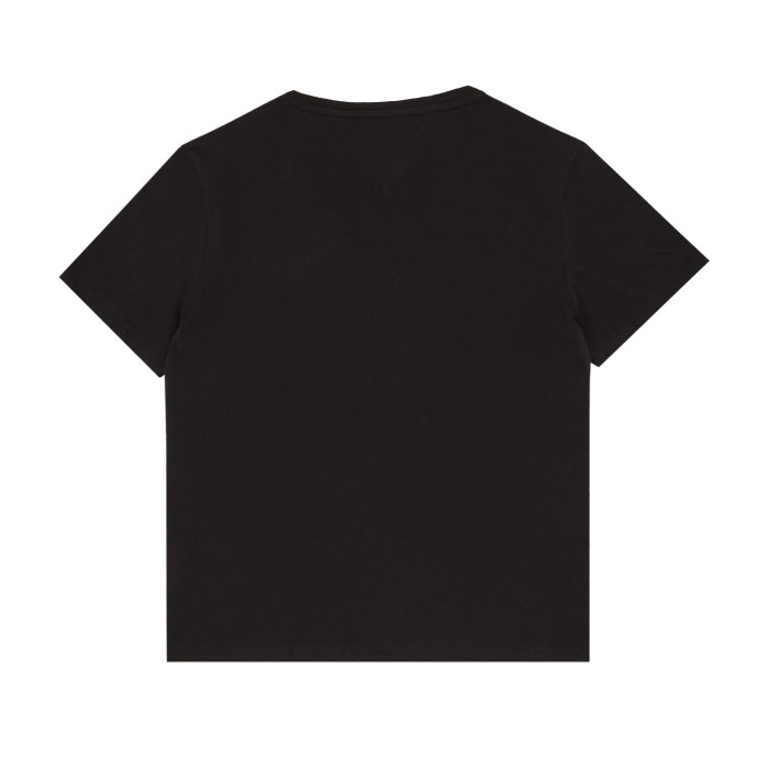 футболка tjw slim soft v neck от бренда tommy jeans вид слева