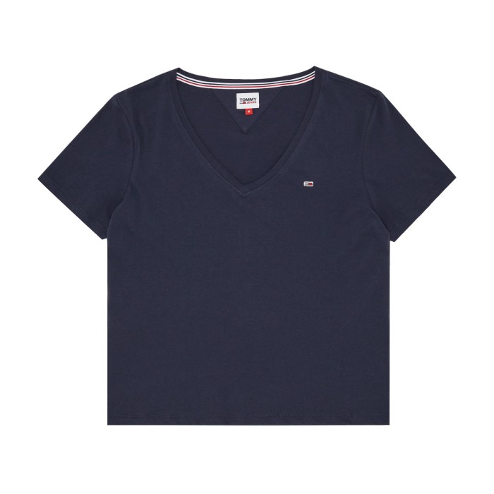 футболка tjw slim soft v neck TMDW0DW14617C87 фотография