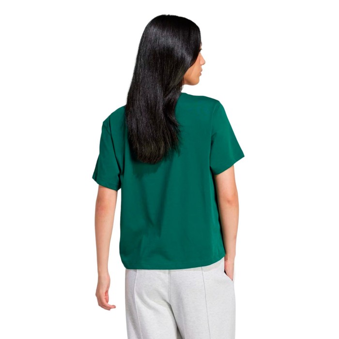 футболка trefoil boxy tee от бренда adidas вид слева
