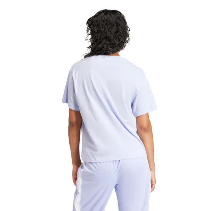 футболка trefoil boxy tee от бренда adidas вид слева