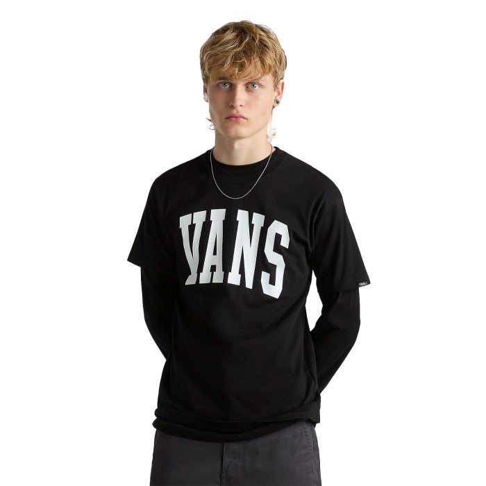футболка vans arched ss tee VN000G47BLK1 фотография