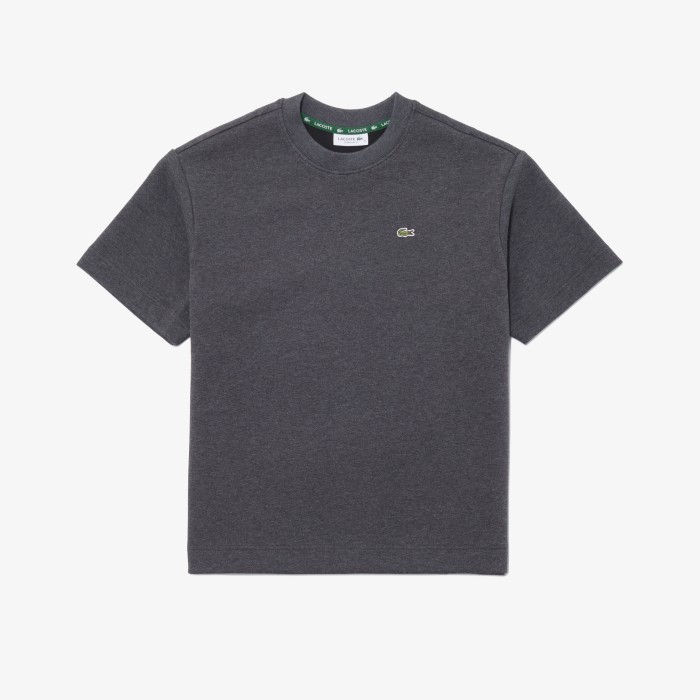 футболка женская футболка lacoste оверсайз из органического хлопка по цене 8393 руб вид справа