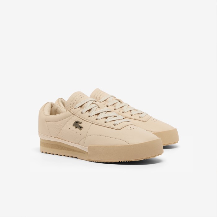 кеды aura от бренда lacoste вид слева
