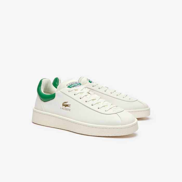 кеды baseshot premium от бренда lacoste вид слева