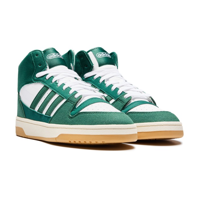 кеды break start mid от бренда adidas вид слева