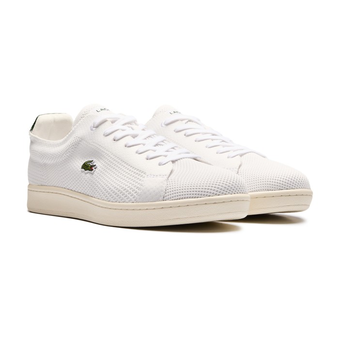 кеды carnaby piquee от бренда lacoste вид слева