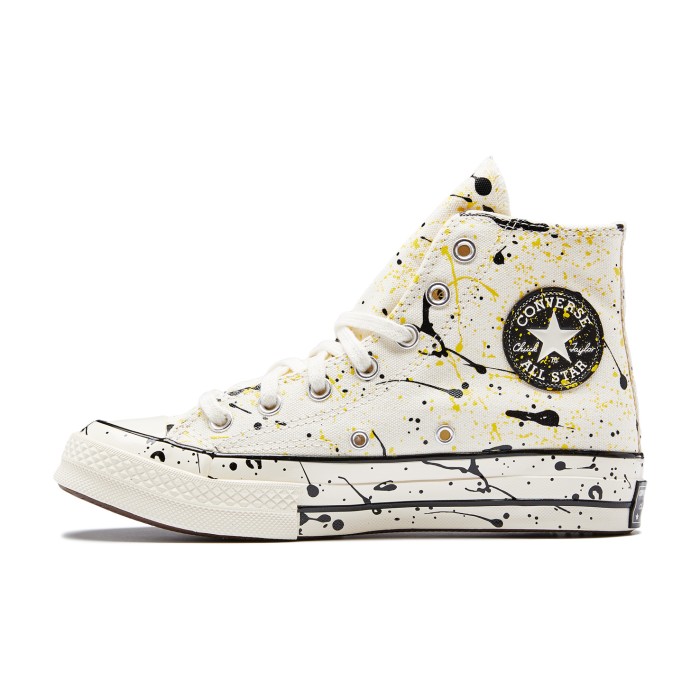 кеды chuck 70 archive paint splatter из америки вид сбоку