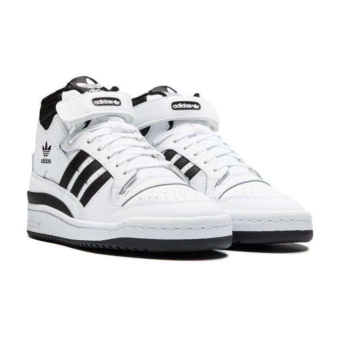 кеды forum mid от бренда adidas вид слева