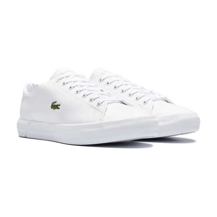 кеды gripshot от бренда lacoste вид слева