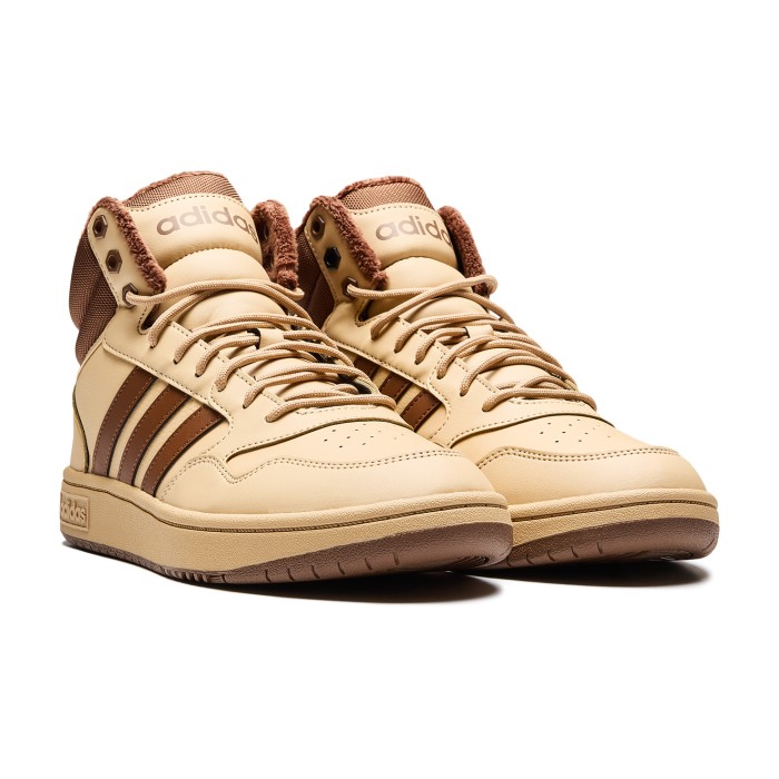 кеды hoops 3.0 mid winterized от бренда adidas вид слева