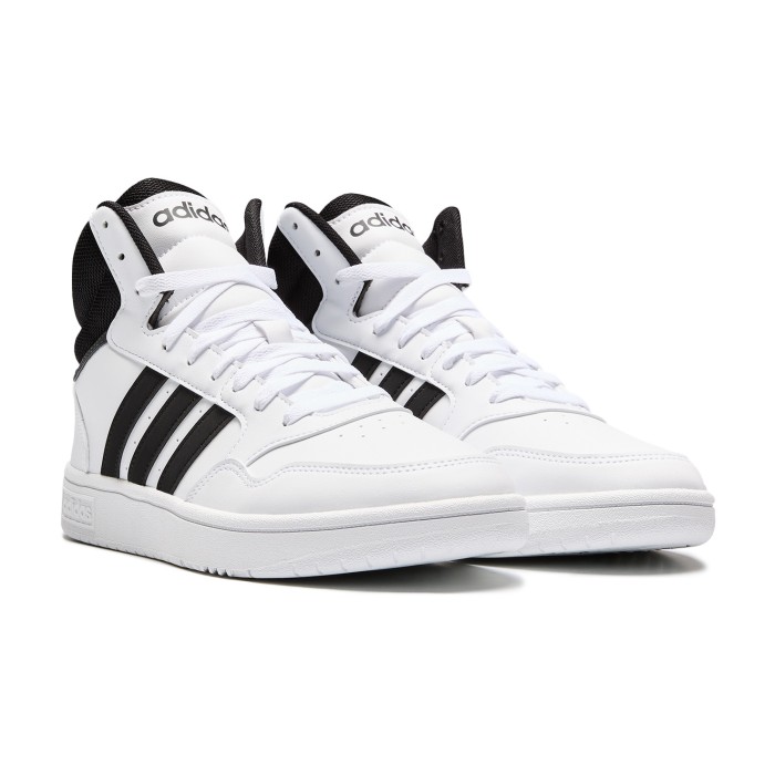 кеды hoops 3.0 mid от бренда adidas вид слева