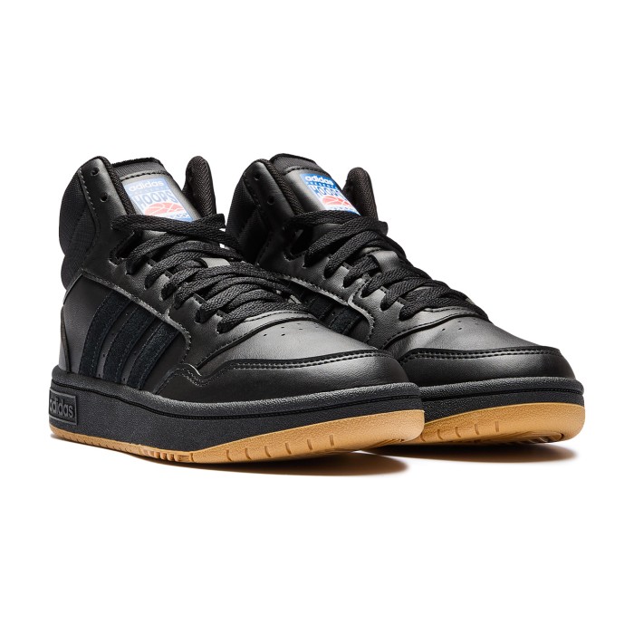 кеды hoops 3.0 mid от бренда adidas вид слева
