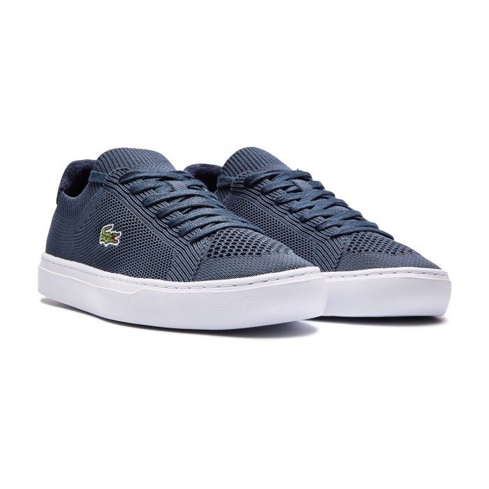 кеды la piquee 2.0 от бренда lacoste вид слева