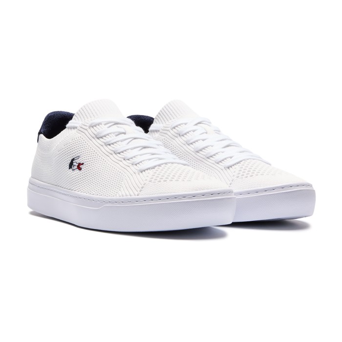 кеды la piquee 2.0 от бренда lacoste вид слева