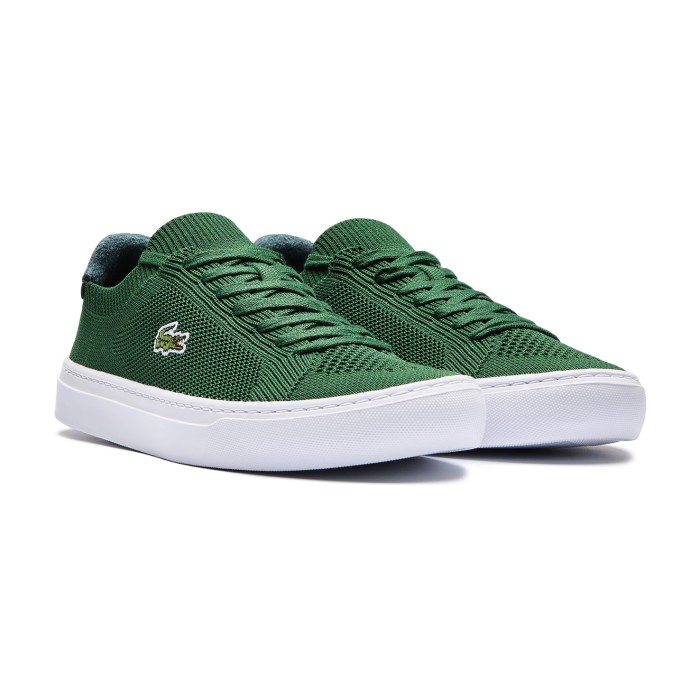 кеды la piquee 2.0 от бренда lacoste вид слева