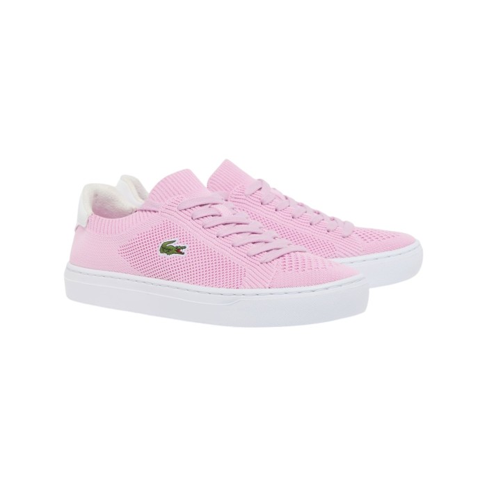 кеды la piquee 2.0 от бренда lacoste вид слева
