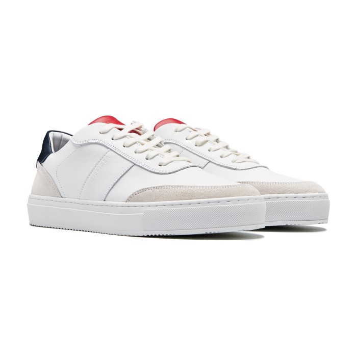 кеды premium cupsole stripe leather от бренда tommy hilfiger вид слева