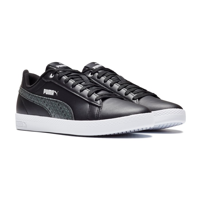 кеды smash v2 mono от бренда puma вид слева
