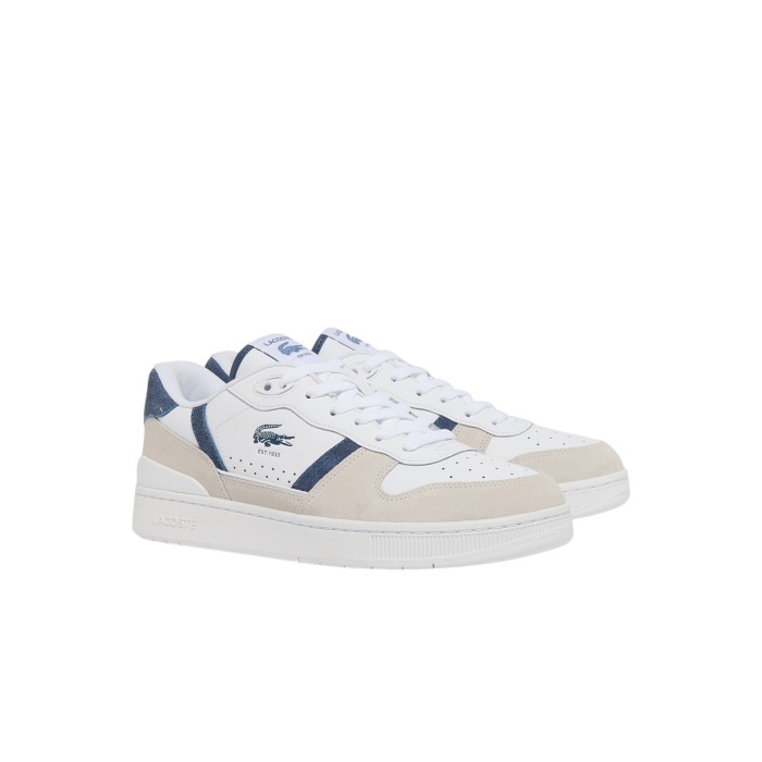 кеды t-clip set от бренда lacoste вид слева