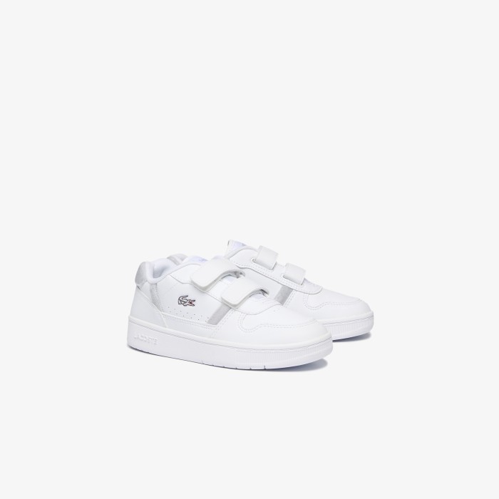 кеды t-clip set от бренда lacoste вид слева