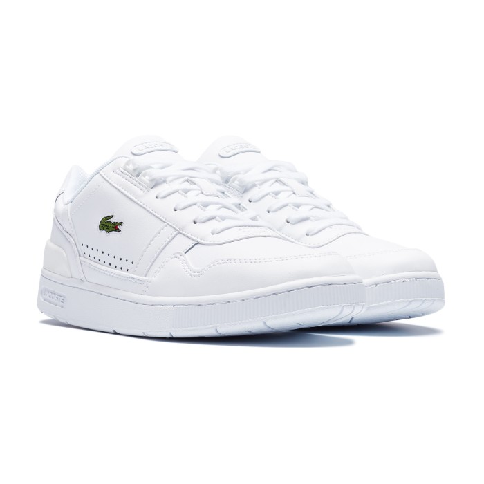 кеды t-clip от бренда lacoste вид слева